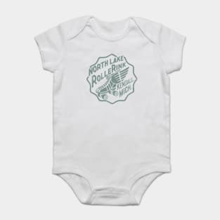 Vintage Roller Skating Kendall Michigan Baby Bodysuit